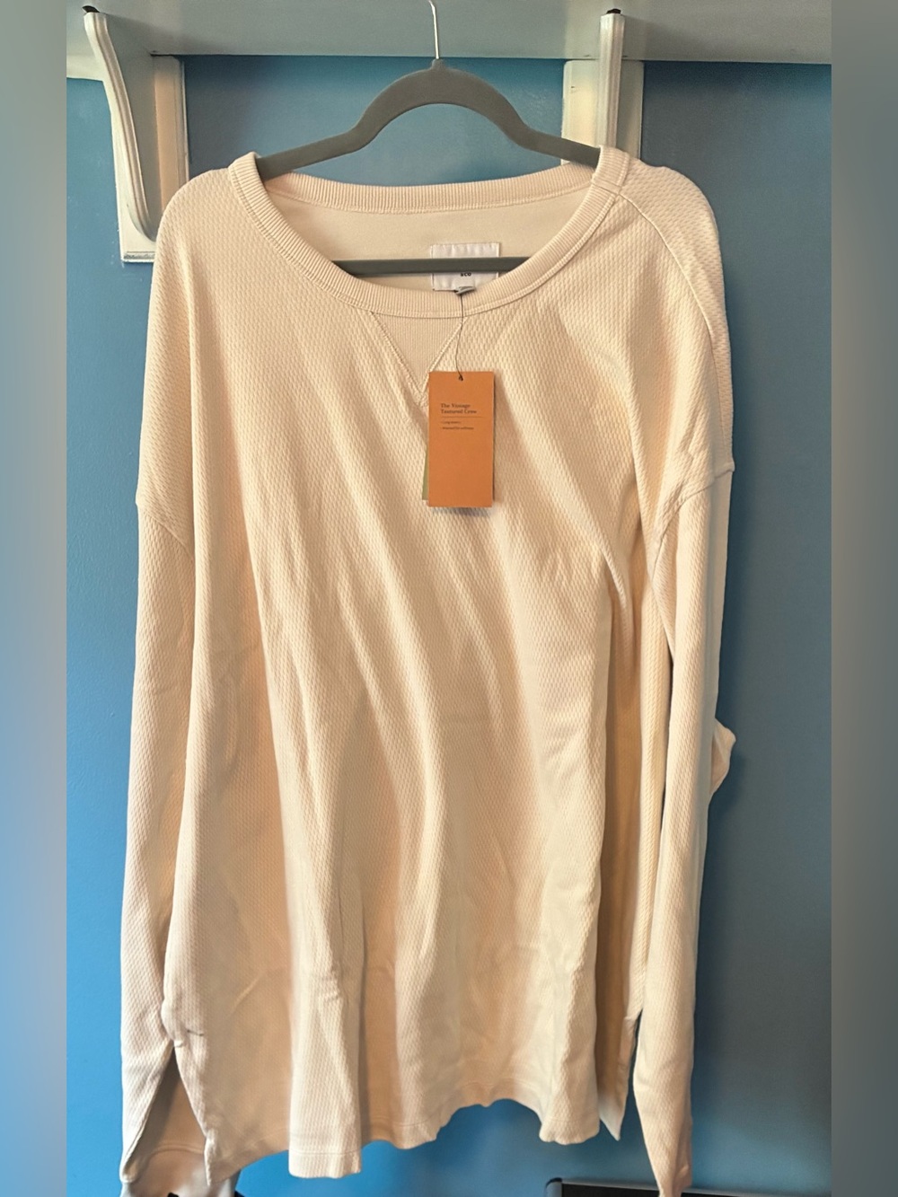 Goodfellow & Co "The Vintage Textured Crew" — Men's Long Sleeve, size 4XL, NWT